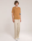 Linen Short Sleeves Creweneck - Made in Tuscany
