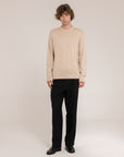 Long Sleeves Cotton Crewneck - Made In Tuscany