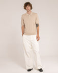 Short Sleeves Compact Cotton Polo - Made In Tuscany