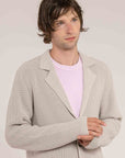 English Knitted Cotton Jacket - Made in Tuscany