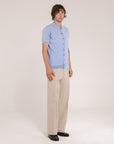 Short Sleeve Shirt Discharge Dyed - Made in Tuscany