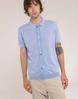 Short Sleeve Shirt Discharge Dyed - Made in Tuscany