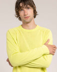 Raglan Sleeve Cotton Crepe Crewneck - Made in Tuscany