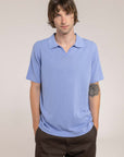 Cotton Crepe Polo Derby - Made in Tuscany