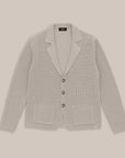 English Knitted Cotton Jacket - Made in Tuscany