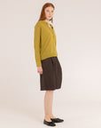 Long Sleeve Linen Polo - Made in Tuscany