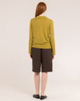 Long Sleeve Linen Polo - Made in Tuscany