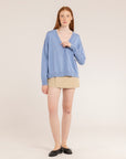 Cotton Silk Double Side Cardigan - Made in Tuscany