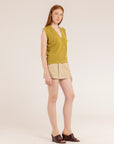 Buttoned Vest - Made in Tuscany