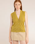 Buttoned Vest - Made in Tuscany
