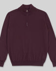 Extrafine Merino Half Zip - Made in Tuscany