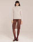 Cashmere Blend Chuncky Turtleneck – Made in Tuscany