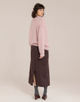 Baby Alpaca Cable Knit Cardigan – Made in Tuscany