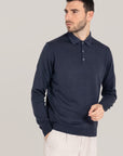 Acid Dyed Merino Buttoned Polo – Made in Tuscany