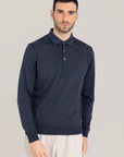 Acid Dyed Merino Buttoned Polo – Made in Tuscany