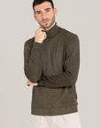 Rollkragenpullover aus säuregefärbter Merinowolle – Hergestellt in der Toskana