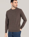 Rundhalsausschnitt aus Kaschmirmischung – Hergestellt in der Toskana