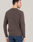 Rundhalsausschnitt aus Kaschmirmischung – Hergestellt in der Toskana