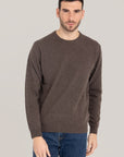 Rundhalsausschnitt aus Kaschmirmischung – Hergestellt in der Toskana