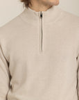 Cashmere Blend Half Zip – Made in Tuscany