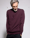 Extrafine Merino Half Zip - Made in Tuscany
