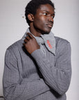 Flat Rib Merino Crewneck 14gg - Made in Tuscany