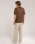 Crochet Polo in Linen and Cotton - Made in Tuscany