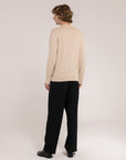 Long Sleeves Cotton Crewneck - Made In Tuscany