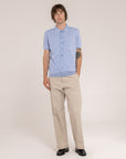 Short Sleeve Shirt Discharge Dyed - Made in Tuscany