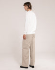 Long Sleeve Cotton Crewneck - Made in Tuscany