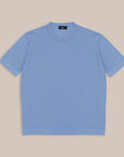 Cotton Crepe Knitted T-Shirt - Made in Tuscany
