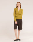Long Sleeve Linen Polo - Made in Tuscany