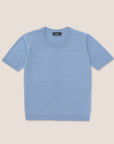 Cotton Silk Short Sleeves Crewneck - Made in Tuscany