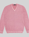 Acid Dyed Merino V-Neck –  Made in Tuscany