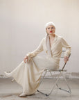 Recycled Cashmere Long Skirt – Made in Tuscany