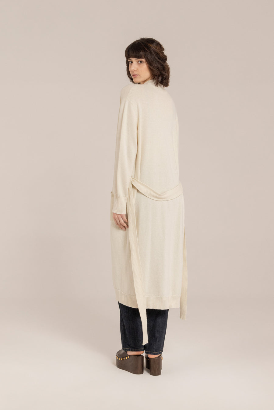 Cashmere Long Cardigan –  Made in Tuscany