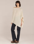 Cashmere Asymmetric Shawl –  Made in Tuscany