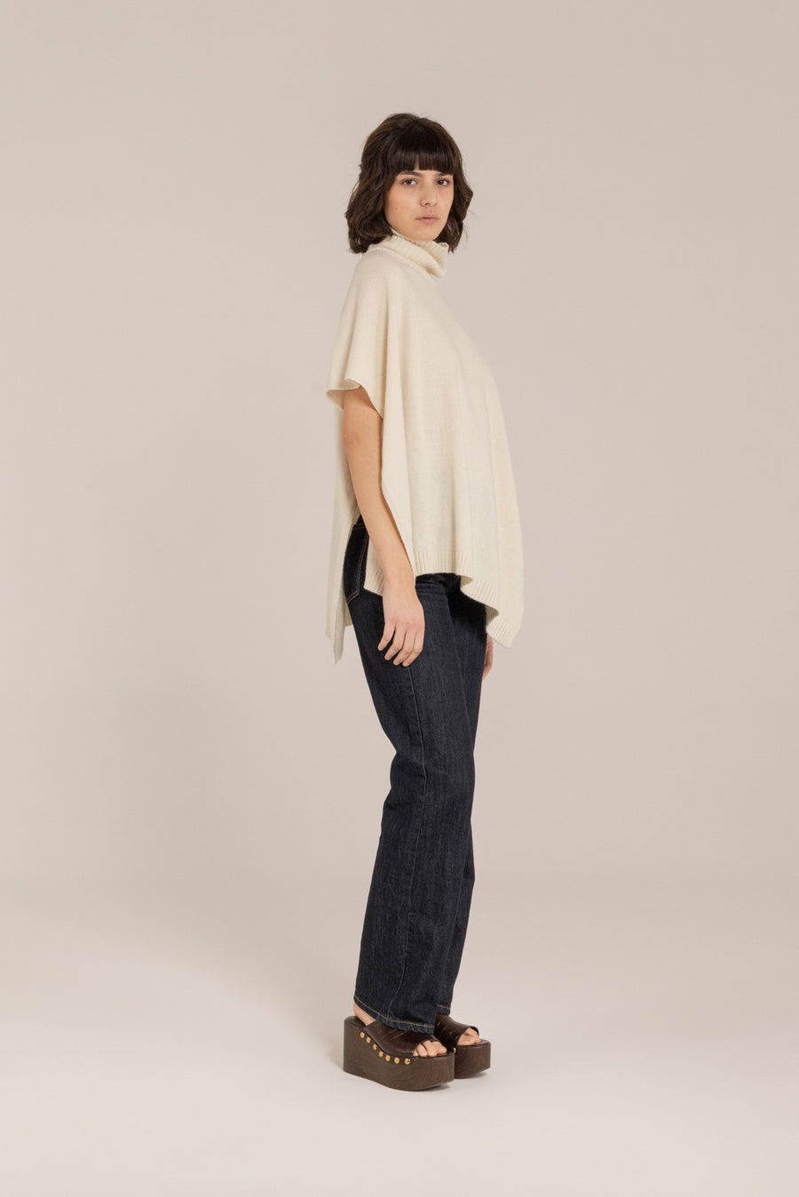 Cashmere Poncho –  Made in Tuscany