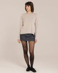 Cashmere Blend Crewneck –  Made in Tuscany