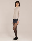 Cashmere Blend Crewneck –  Made in Tuscany