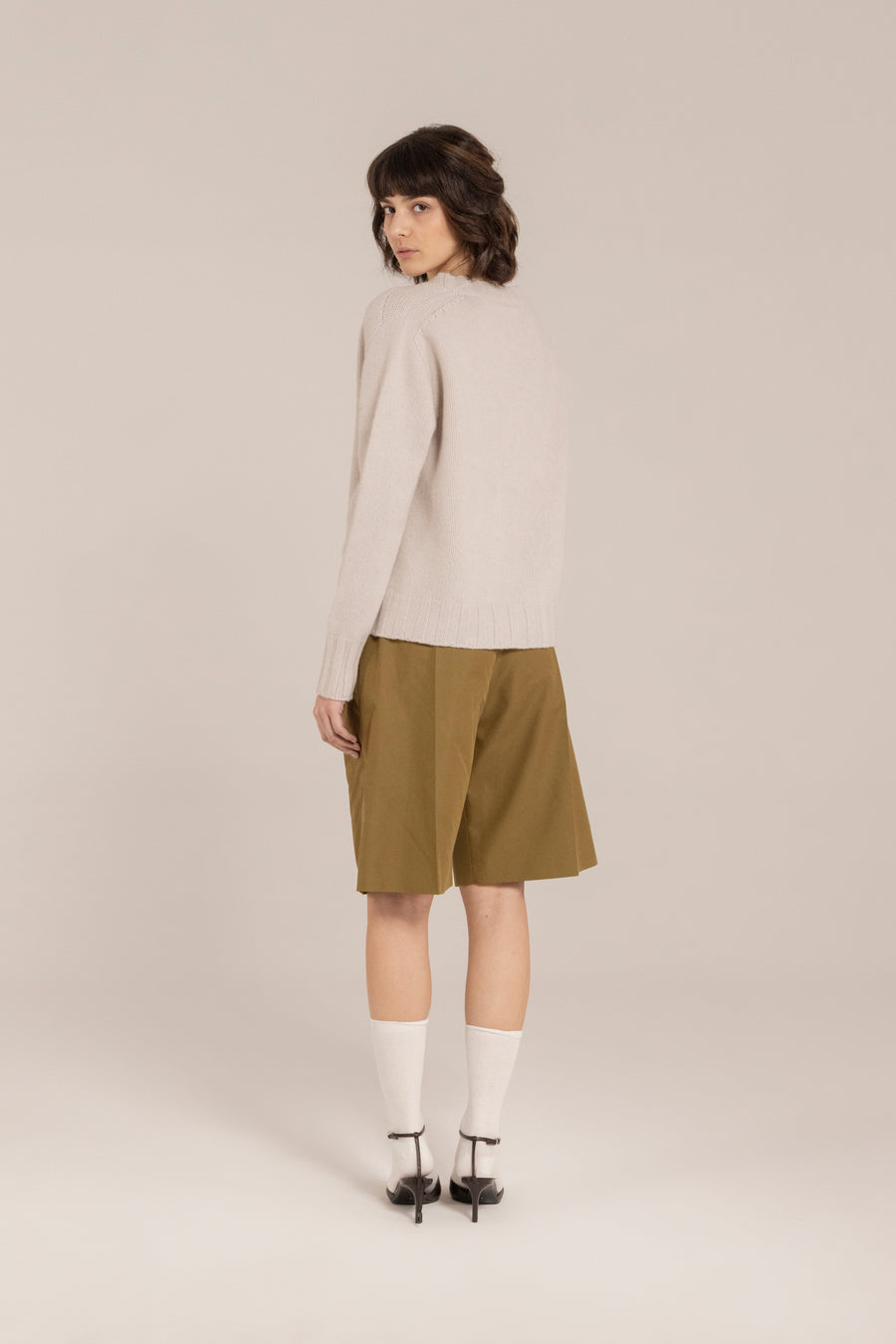 Cashmere Blend Chuncky Cardigan –  Made in Tuscany