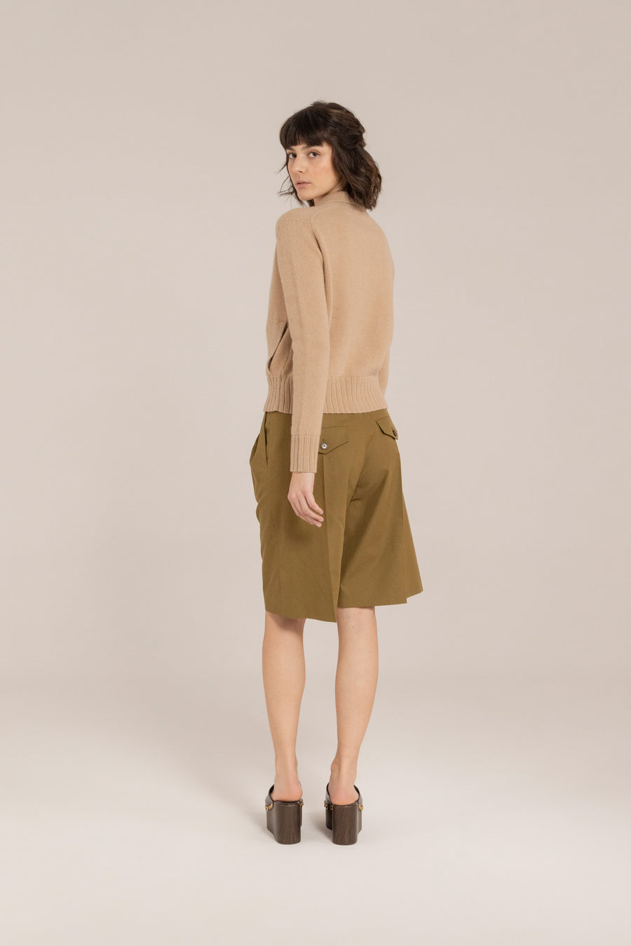 Wool Buttoned Shirt –  Made in Tuscany