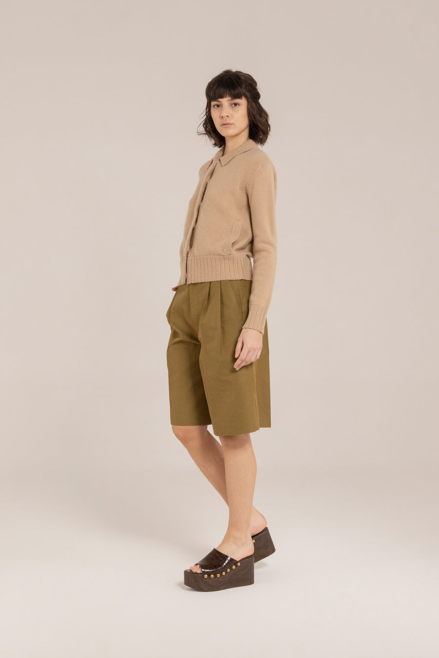 Wool Buttoned Shirt –  Made in Tuscany