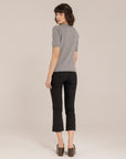 Cashmere Blend Short Sleeves Crewneck –  Made in Tuscany
