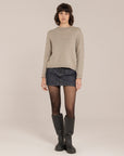 Baby Alpaca Integral Crewneck –  Made in Tuscany