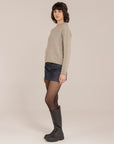 Baby Alpaca Integral Crewneck –  Made in Tuscany