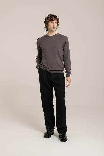 Extrafine Merino Crewneck –  Made in Tuscany