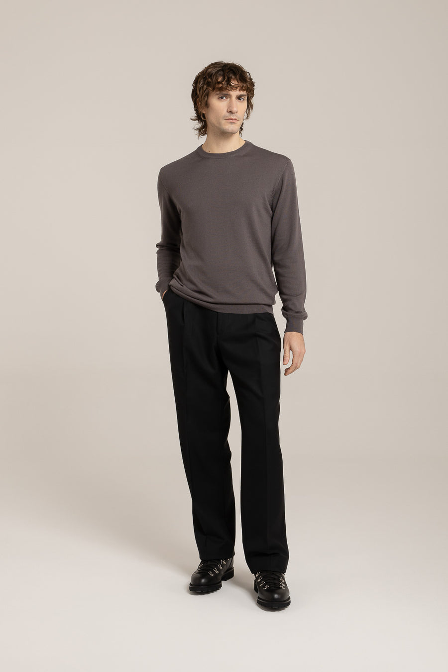 Extrafine Merino Crewneck –  Made in Tuscany