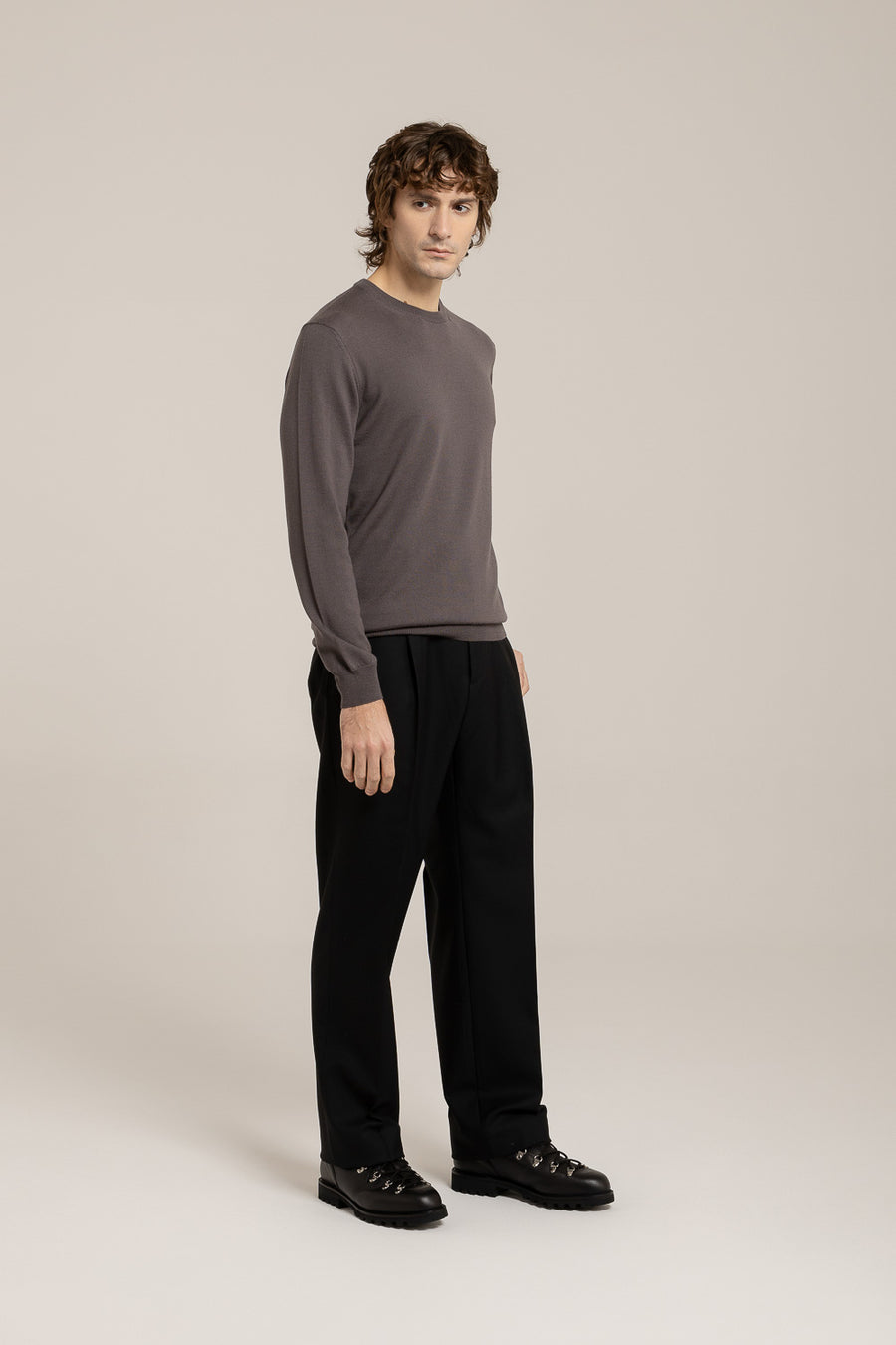 Extrafine Merino Crewneck –  Made in Tuscany