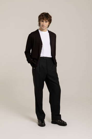 Extrafine Merino Cardigan –  Made in Tuscany
